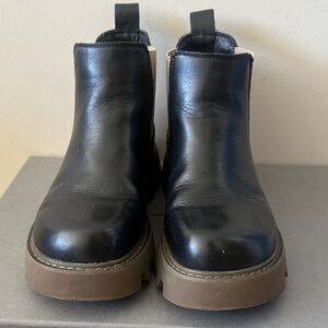 Black Leather Men's Boots